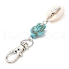 Cowrie Shell Pendant Decorations HJEW-JM03273-02-4