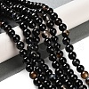 Natural Striped Agate/Banded Agate Beads Strands G-Z060-A01-A08-2