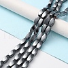 Non-Magnetic Synthetic Hematite Beads Strands X-IM601-6x12-4