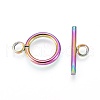 Ion Plating(IP) 304 Stainless Steel Toggle Clasps STAS-F232-04-M-2