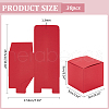 10Pcs Kraft Paper Cardboard Jewelry Gift Boxes CON-WH0001-25C-2