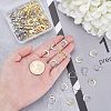  120Pcs 4 Style 304 Stainless Steel Leverback Earring Findings STAS-NB0001-17-3
