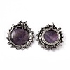 Natural Amethyst Pendants G-G983-01AS-01-2