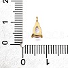 Brass Micro Pave Cubic Zirconia Pendants KK-D356-08A-G-3