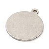 Non-Tarnish 304 Stainless Steel Pendants STAS-G318-07P-2