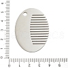 201 Stainless Steel Pendants STAS-I333-01P-02-3