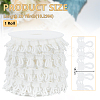 BENECREAT 1Bundle Polyester Elastic Button Looping Trim OCOR-BC0006-93B-2