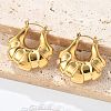 304 Stainless Steel Hoop Earrings EJEW-R026-01G-3