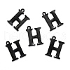 304 Stainless Steel Alphabet Charms STAS-H122-H-EB-2