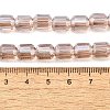 Electroplate Glass Beads Strands GLAA-G112-07K-4