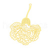 Brass Filigree Big Pendants KKC-T003-31G-1
