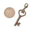 Alloy Key Pendants Decorations HJEW-JM03114-3