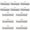 SUNNYCLUE 160Pcs 2 Size Alloy Ribbon Ends FIND-SC0005-30-1