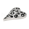 Brass Micro Pave Cubic Zirconia Pendants KK-L229-077B-P-2