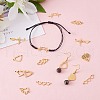 20Pcs 10 Styles 201 & 304 Stainless Steel Connector Charams STAS-SZ0002-47G-5