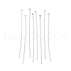Tarnish Resistant Jewelry Tools and Equipment Decorative Stainless Steel Flat Head Pins X-STAS-E023-0.6x40mm-1