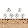 Brass Grade A Rhinestone Spacer Beads RB-A014-Z8mm-13S-4