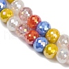 Electroplate Glass Beads Strands EGLA-G039-01A-01-3