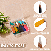 20Pcs 10 Colors Resin & Walnut Wood Big Pendants RESI-TA0001-66-4