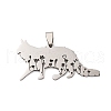 201 Stainless Steel Pendants STAS-V013-13P-1