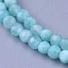 Natural Amazonite Beaded Necklaces NJEW-K114-B-A07-2