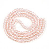 Baking Painted Transparent Glass Beads Strands DGLA-N011-6mm-03-2