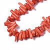 Synthetic Coral Beads Strands X-CORA-S023-45J-3