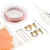 MIYUKI Seed Beads Branch Earrings Making Kits DIY-H165-03A-4