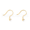 925 Sterling Silver Earring Hooks STER-P047-01B-G-2