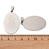 201 Stainless Steel Pendants STAS-V014-06C-P-3