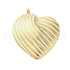 304 Stainless Steel Pendants STAS-V003-03G-09-1