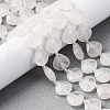 Natural Quartz Crystal Beads Strands G-P570-E21-02-1