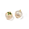 Transparent Glass Apple Pendants X1-DGLA-E004-16G-2