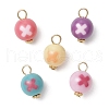 Alloy & Acrylic Pendants PALLOY-JF03884-02-1