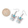Angel Handmade Glass Seed Beads Dangle Earrings for Women EJEW-MZ00394-04-3