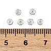 Rack Plating Rondelle Brass Grade A Crystal Rhinestone Spacer Beads X-RB-D300-S-2