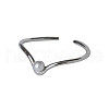 Brass & Imitation Pearl Adjustable Cuff Rings for Women FS-WGA12FF-01-4