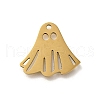 201 Stainless Steel Pendants STAS-R132-02G-1