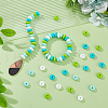 DICOSMETIC 2Bags 80Pcs Rondelle Food Grade Eco-Friendly Silicone Focal Beads SIL-DC0001-69B-6