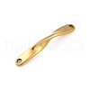 Ion Plating(IP) 202 Stainless Steel Twist Connector Charms STAS-Q336-13B-G-2