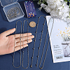 SUNNYCLUE 8Pcs 8 Styles 304 Stainless Steel Chain Necklaces Set NJEW-SC0001-08-3