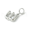 Rack Plating Brass with ABS Plastic Pearl European Dangle Charms KK-G501-02W-P-2