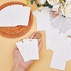 DICOSMETIC 150Pcs Rectangle Paper One Pair Earring Display Cards with Hanging Hole CDIS-DC0001-02A-3