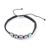 Adjustable Nylon Thread Braided Bead Bracelets BJEW-JB06172-2