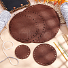   10 Pcs 5 Style Flat Round Felt Fabric DIY-PH0009-24C-5