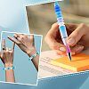 SUNNYCLUE 96Pcs 12 Colors Food Grade Eco-Friendly Silicone Abacus Beads SIL-SC0001-87D-5