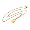 304 Stainless Steel Rolo Chain Pendant Necklaces NJEW-S444-01G-20-2