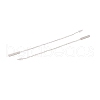 Long Chain with Rectangle Bar Dangle Stud Earrings EJEW-A067-16P-3