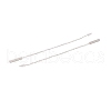 Tarnish Resistant Long Chain with Rectangle Bar Dangle Stud Earrings EJEW-A067-16P-3
