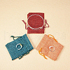 Burlap Packing Pouches Drawstring Bags ABAG-PH0002-05-9x7cm-4